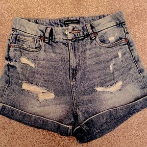 BlueNotes High Waist denim shorts. Size 1. Very soft denim and comfortable.